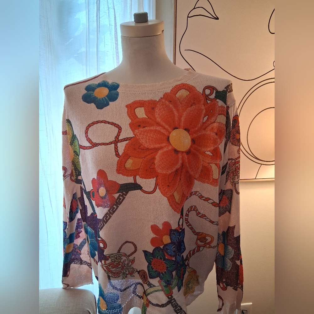 Floral Multicolor Sweater
